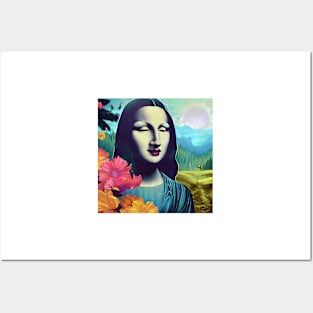 Mona Lisa in China Posters and Art